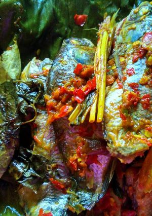 Foto resep Pepes ikan nila pedas gurih