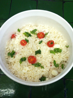 Una foto de Arroz con queso fresco ©
