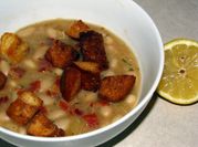 A picture of rosemary white beans