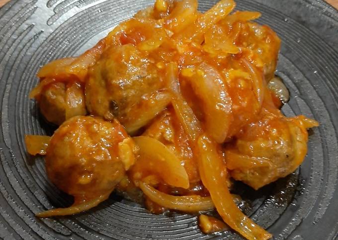 Bola daging asam manis