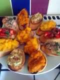 Vickys Summer Variety Bruschettas, GF DF EF SF NF