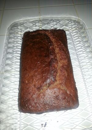 A picture of Strawberry banana bread.