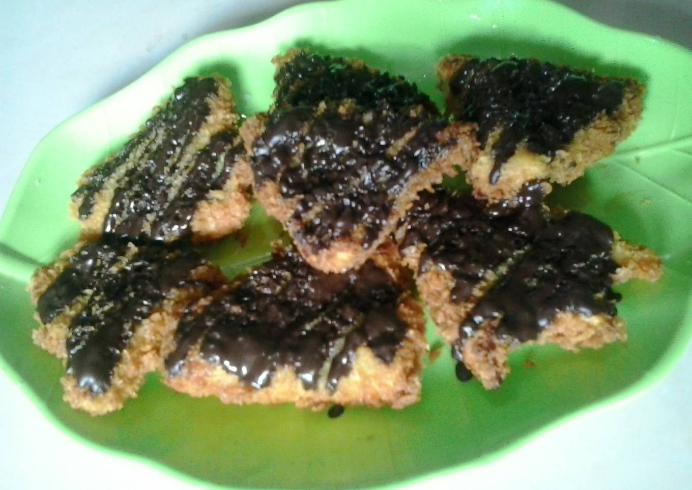 pisang crispy saus coklat mudah murah rasa mewah