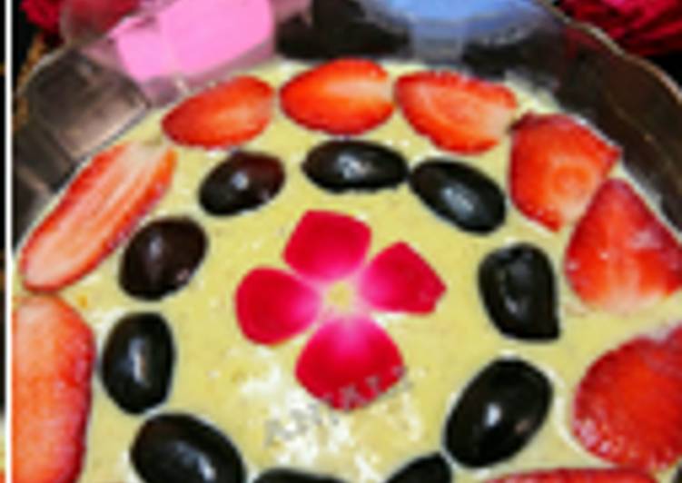 Thandai pudding