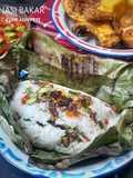 Nasi Bakar Cumi Asin Pete