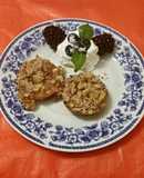 Caramel Vodka Apple Tartlets with a Pecan Strusel Topping