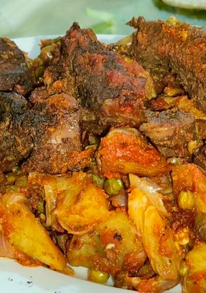 صورة لوصفة طاجن تورلي باللحمه 😋👌