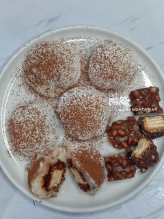 Foto resep Mochi isi wafer karamel (tanpa tepung ketan)