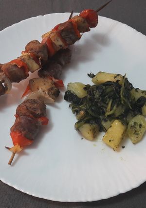 O poză a rețetei Frigarui la cuptor.