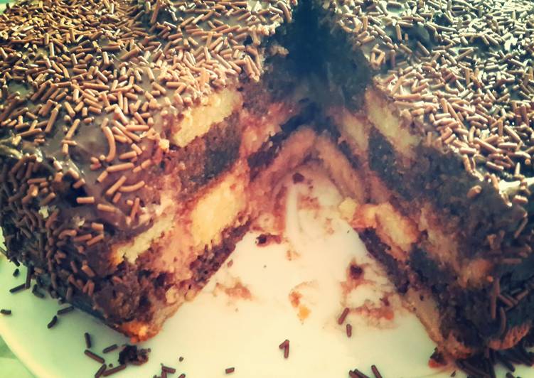 Recipe of Any-night-of-the-week Checkerboard Cake