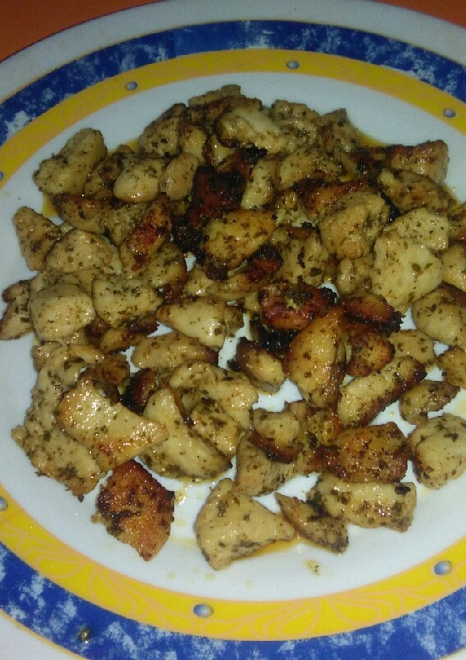 Una foto de Pollo especiado