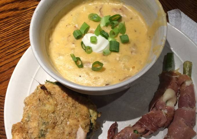 Recipe of Super Quick Homemade Cheesy Potato Bacon Soup