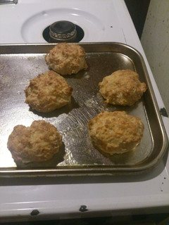 A picture of Cheddar Garlic biscuits.