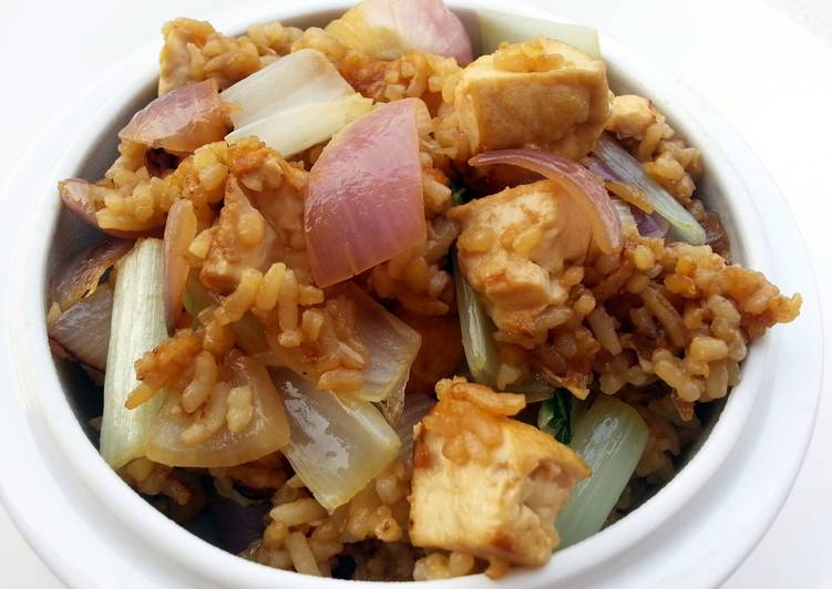 Recipe of Perfect Tofu Vegan Fried Rice