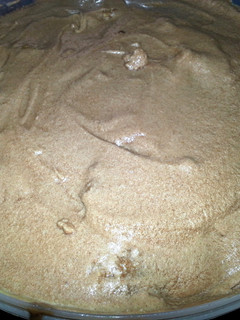 A picture of Hershey chocolate frosting.