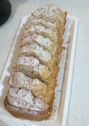 عکسی از دستور کیک هل و گلاب و زعفران😋😋