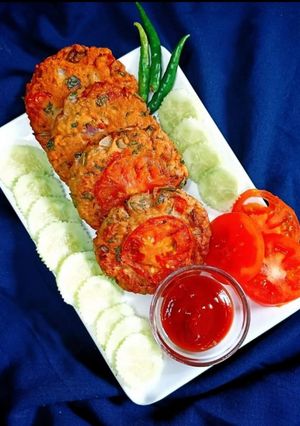 চিকেন চাপলি কাবাব (chicken chapli kabab recipe in Bengali) রেসিপির প্রধান ছবি