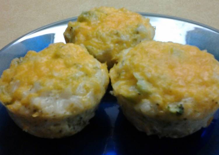 Recipe of Ultimate Broccoli & Cheese Rice Cups