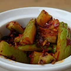 A picture of Bitter Gourd With Spicy Black Bean Sauce.