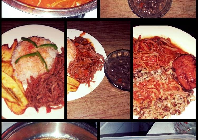 Recipe of &#34;Ropa Vieja&#34; (Shredded beef- panamanain style) in 19 Minutes for Family