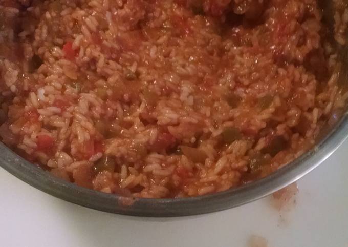 Easiest Way to Make Homemade Spanish rice ole'