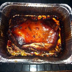 A picture of Roasted Pork (pernil).