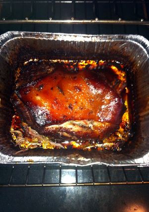 A picture of Roasted Pork (pernil).