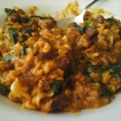 A picture of Chris Chili Bean Spinach.