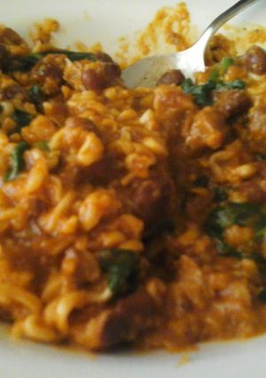 A picture of Chris Chili Bean Spinach.