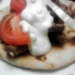 A picture of Homemade Gyros.