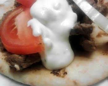 Unique Cuisine Homemade Gyros Very Delicious