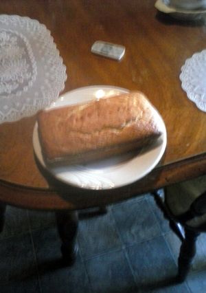 A picture of GLAZED LEMON BREAD.
