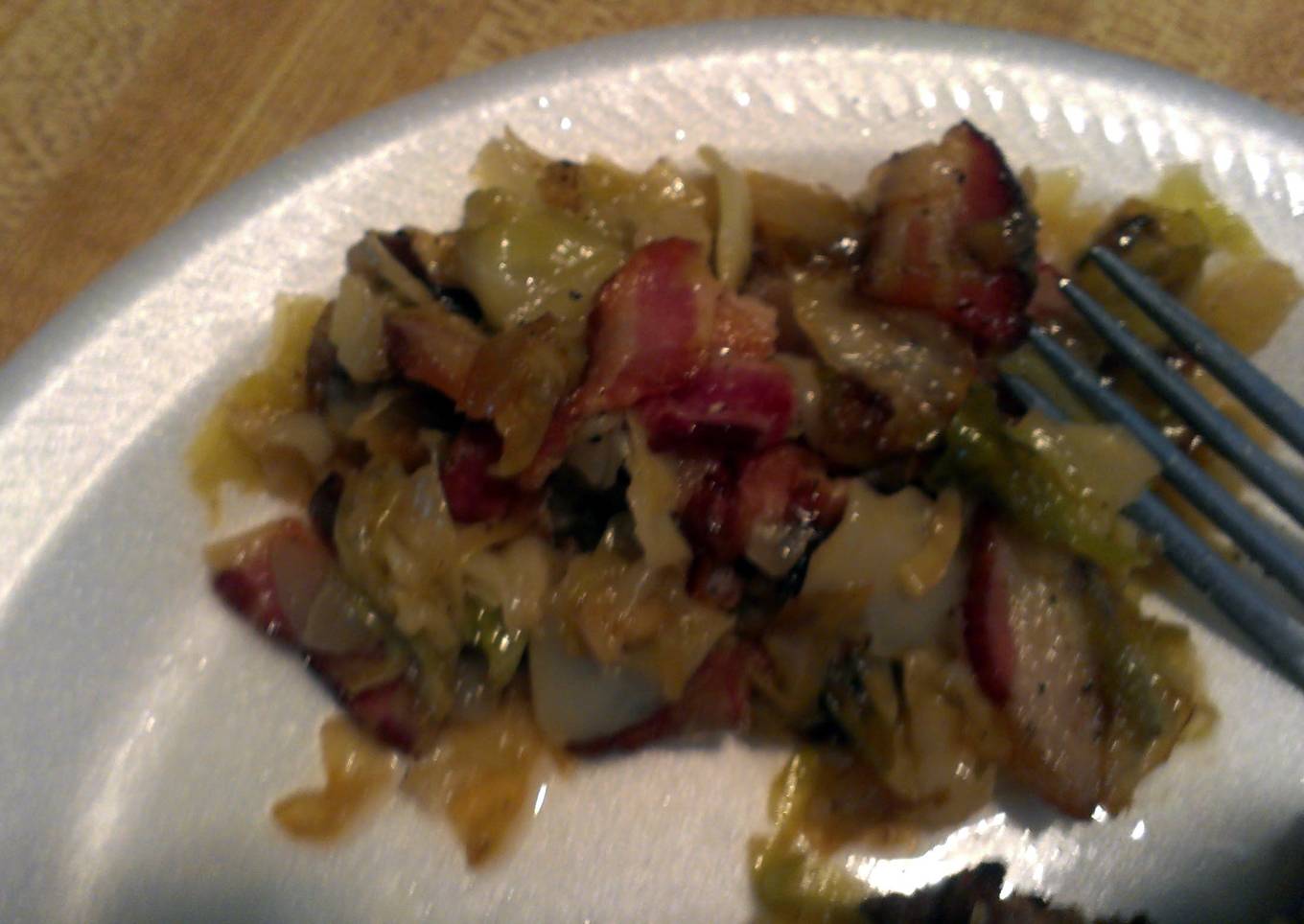 Jens fried cabbage