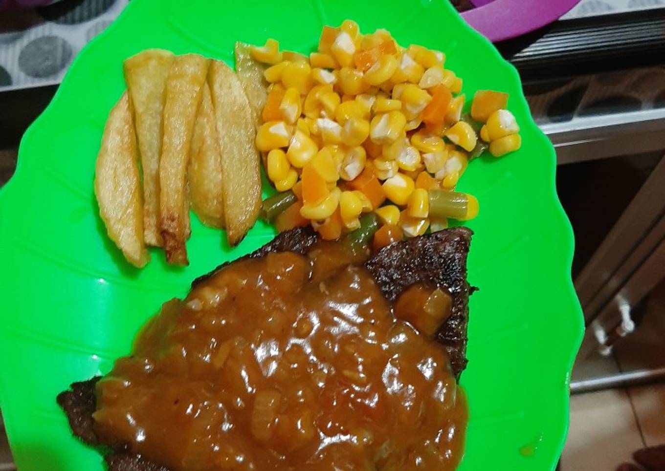 Steak daging sapi