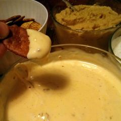 A picture of Bacon Onion Cheese Dip.
