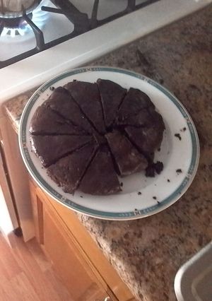 A picture of Flourless chocolate cake.