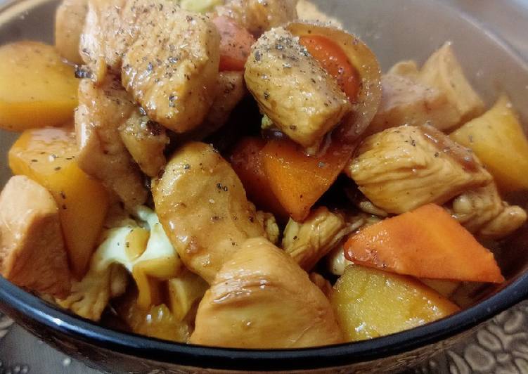 Resepi: Ayam Black Pepper ๐ #Ayam #MunahMasak Enak dilidah