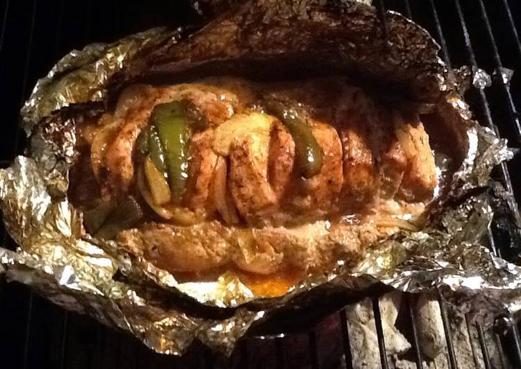 Grilled Tenderloin With Peppers And Onions