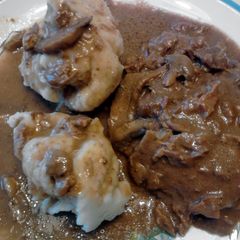 A picture of Sinkers .. Dumplings.