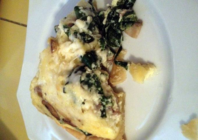 Recipe of Award-winning Spinach and Mushroom Quiche