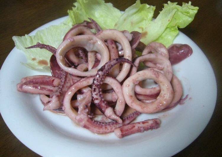 Simple Way to Make Quick Refreshing Fried Squid