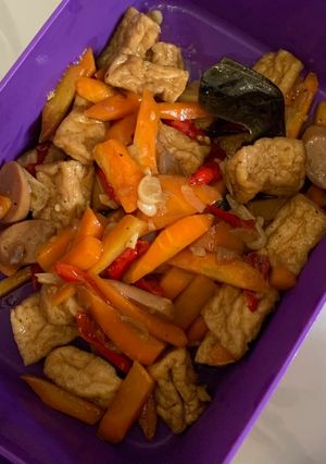 Foto resep Tumis Tahu Sosis Wortel Saus Tiram