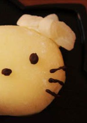 A picture of Hello Kitty Mochi Ice Cream.