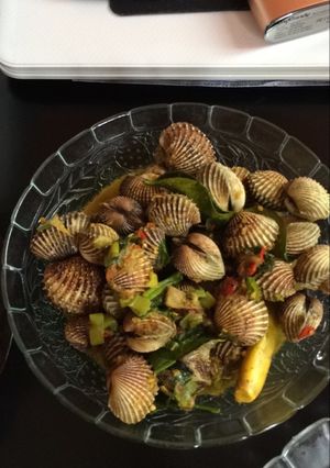 Foto resep Kerang kuah kuning pedas