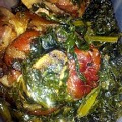 A picture of Mary Ellen's Collard Greens (Southern Style).