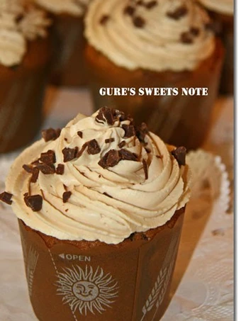 Easy Way Prepare Coffee-Chocolate Cupcakes the  Makes Drooling Perfect