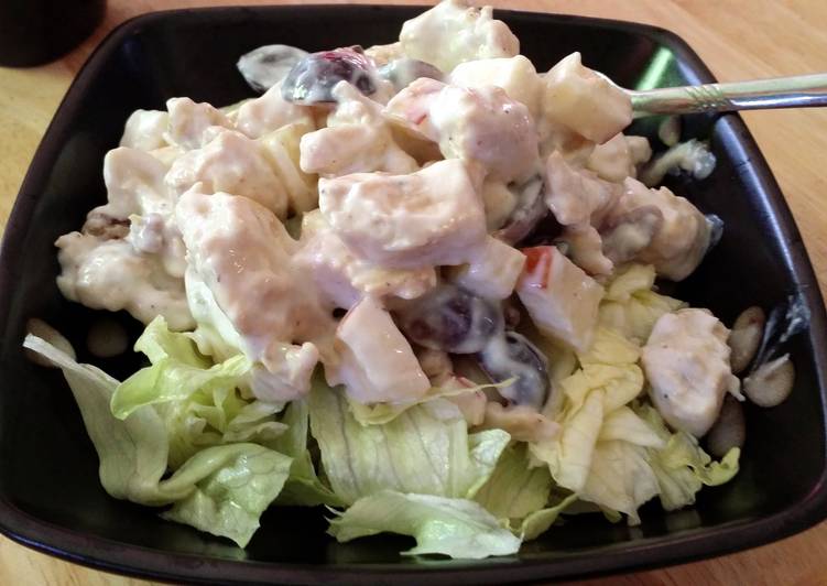 Recipe of Favorite low calorie fruity yogurt chicken salad