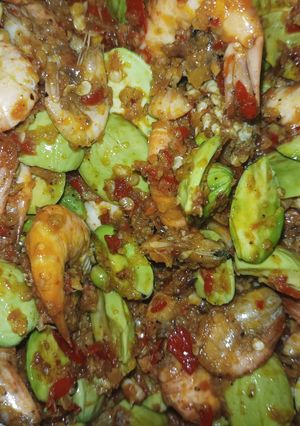 Foto resep 🦐🌶️🫛Udang sambal pete ala Firhan MCI6