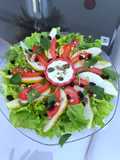 Salada pera com nozes