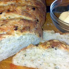 A picture of Sig's Very Strong Cheese and Onion Bread.